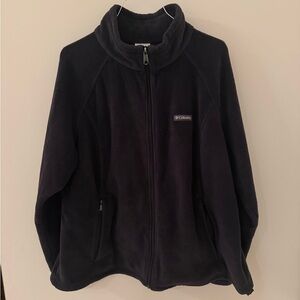 Columbia Black Full-Zip Fleece Jacket